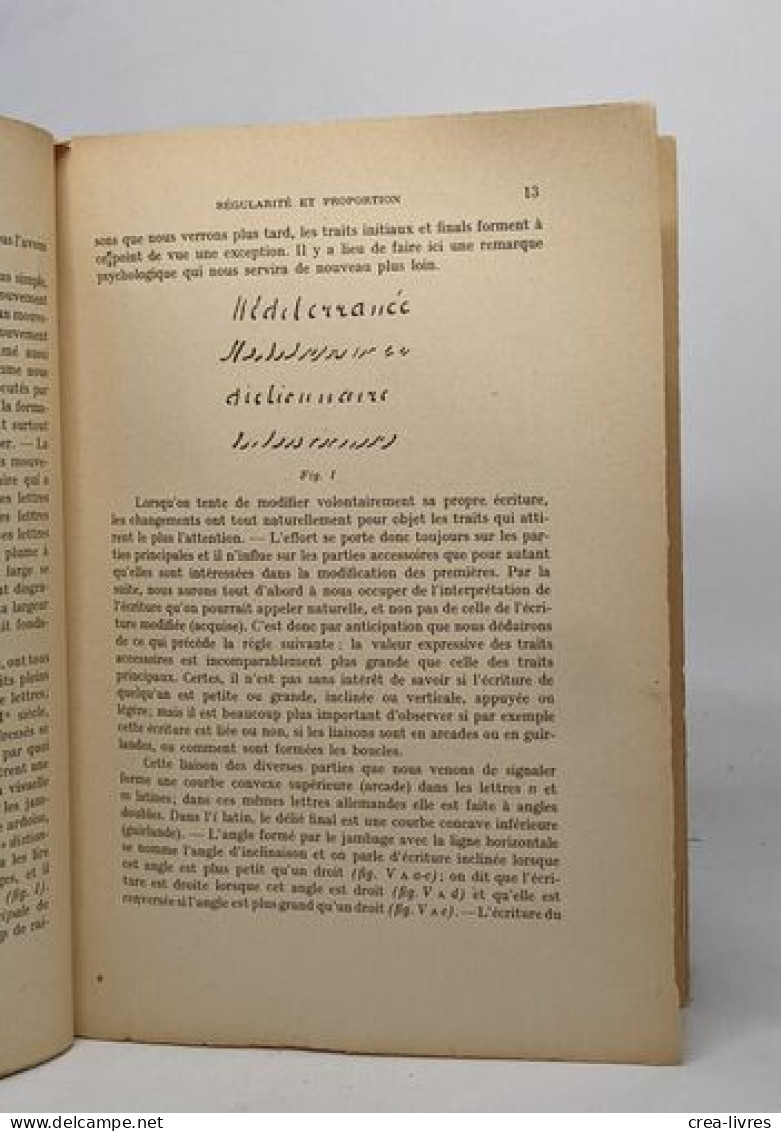 Expression Du Caractère Dans L'écriture- Technique De La Graphologie - Sciences