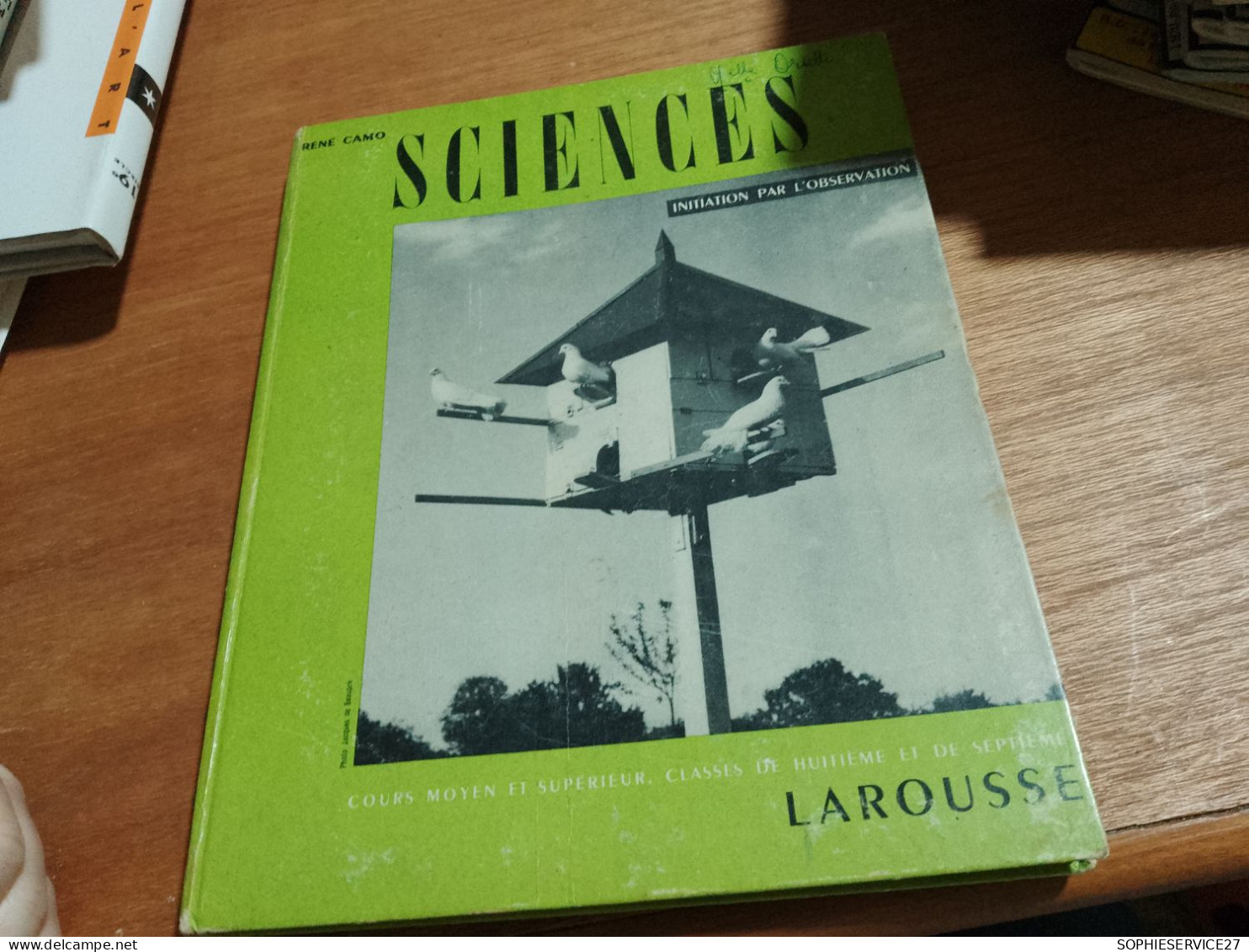 142 //  SCIENCES / INITIATION PAR L'OBSERVATION / CLASSES DE HUITIEME ET DE SEPTIEME / LAROUSSE1955 - 6-12 Ans