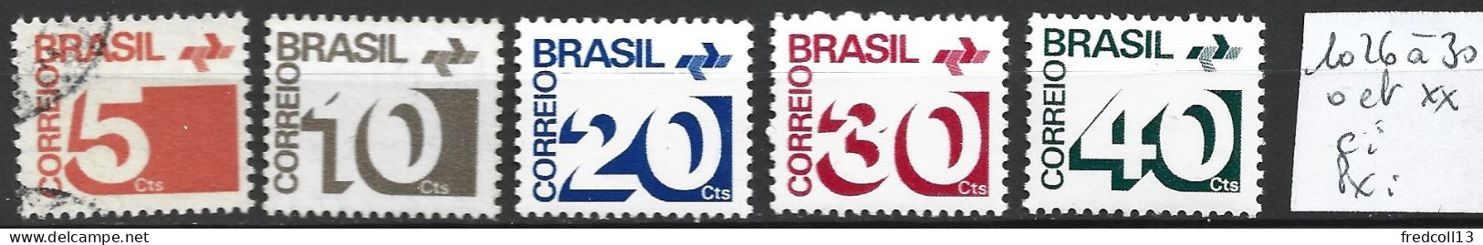 BRESIL 1026 à 30 ** ( 1026 : Oblitéré ) Côte 11.70 € - Used Stamps