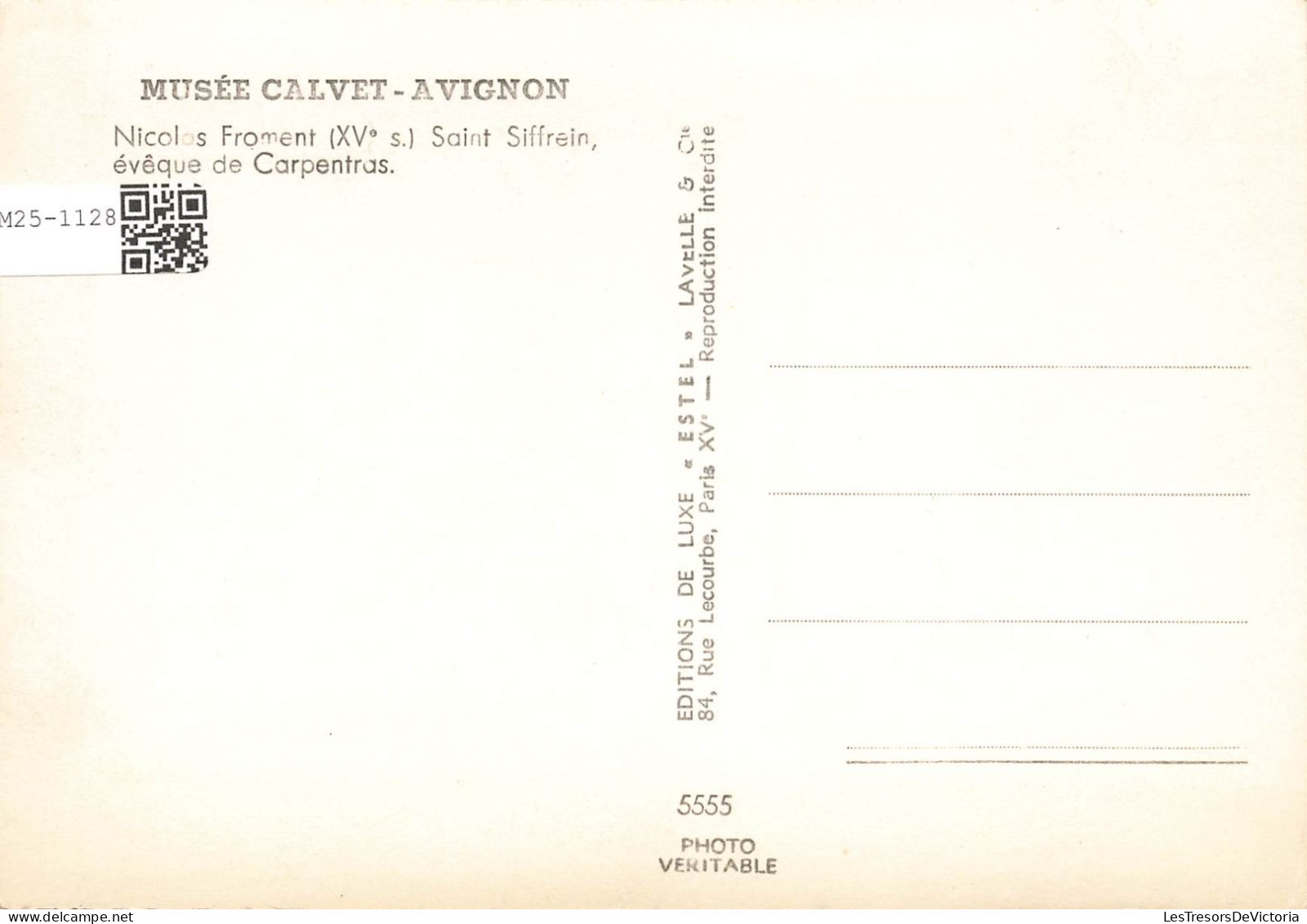 FRANCE - Avignon - Musée Calvet - Nicolas Froment - Saint Siffrein - Évêque De Carpentras - Carte Postale - Avignon