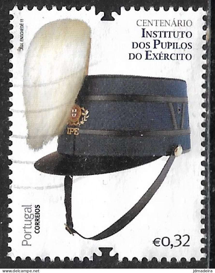 Portugal – 2011 Pupilos Do Exército 0,32 Used Stamp - Usado