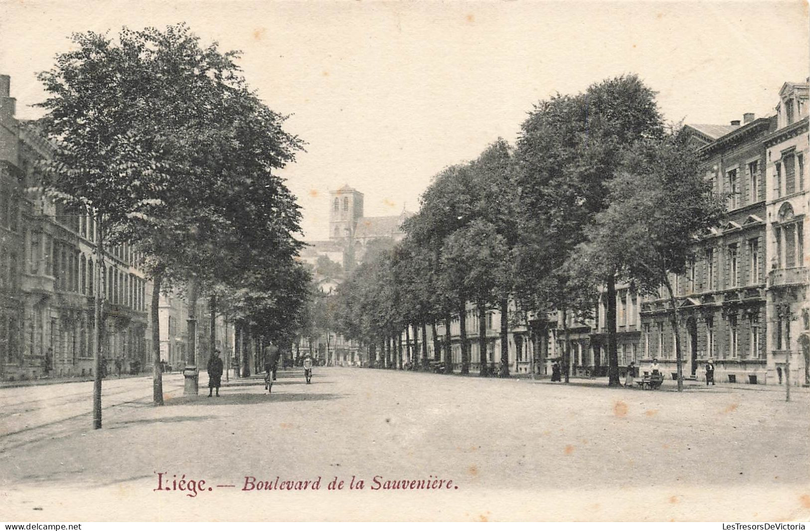 BELGIQUE - Liège - Boulevard De La Sauvenière - Carte Postale Ancienne - Liege