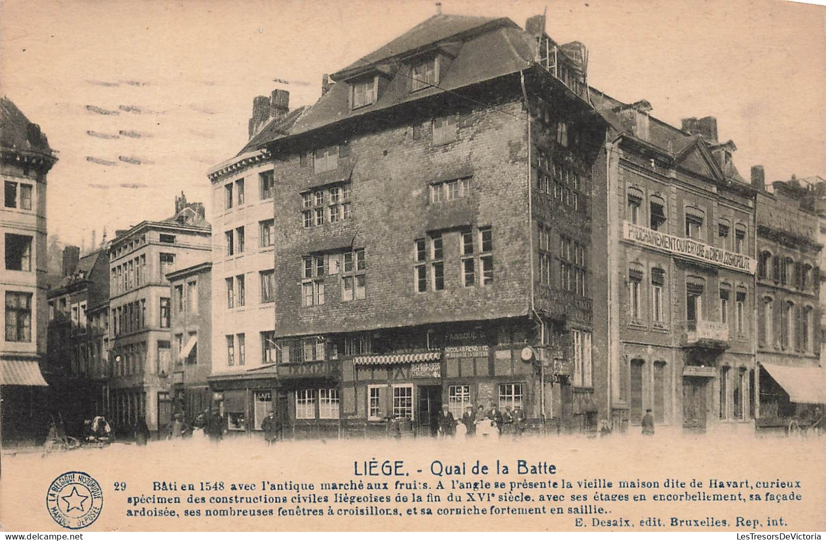 BELGIQUE - Liège - Quai De La Batte - Carte Postale Ancienne - Liege