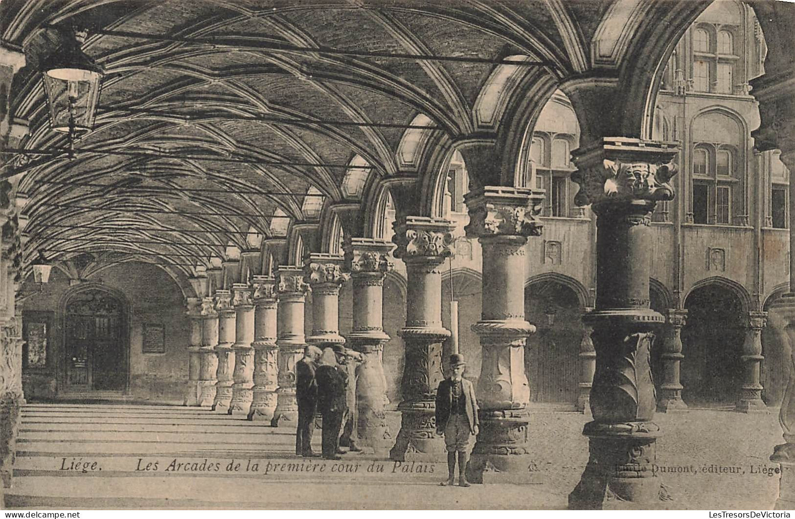 BELGIQUE - Liège - Les Arcades De La Première Cour Du Palais - Carte Postale Ancienne - Liege