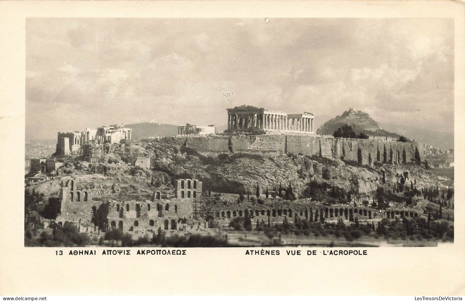 GRECE - Athènes - Vue De L'acropole - Carte Postale Ancienne - Griechenland