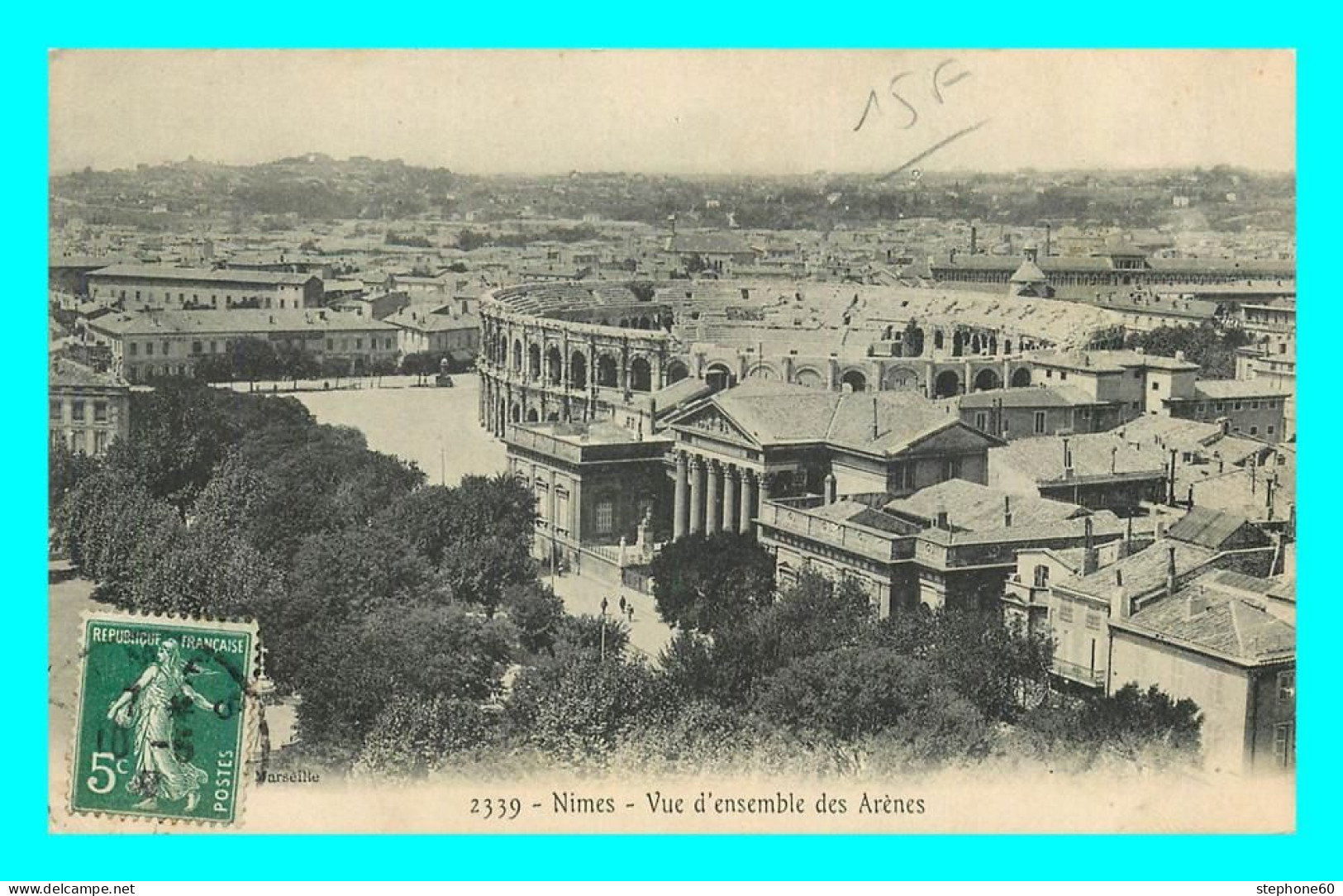 1lo - a236 Lot de 250 CPA / CPSM format CPA de NIMES (+ de 40 en scan )