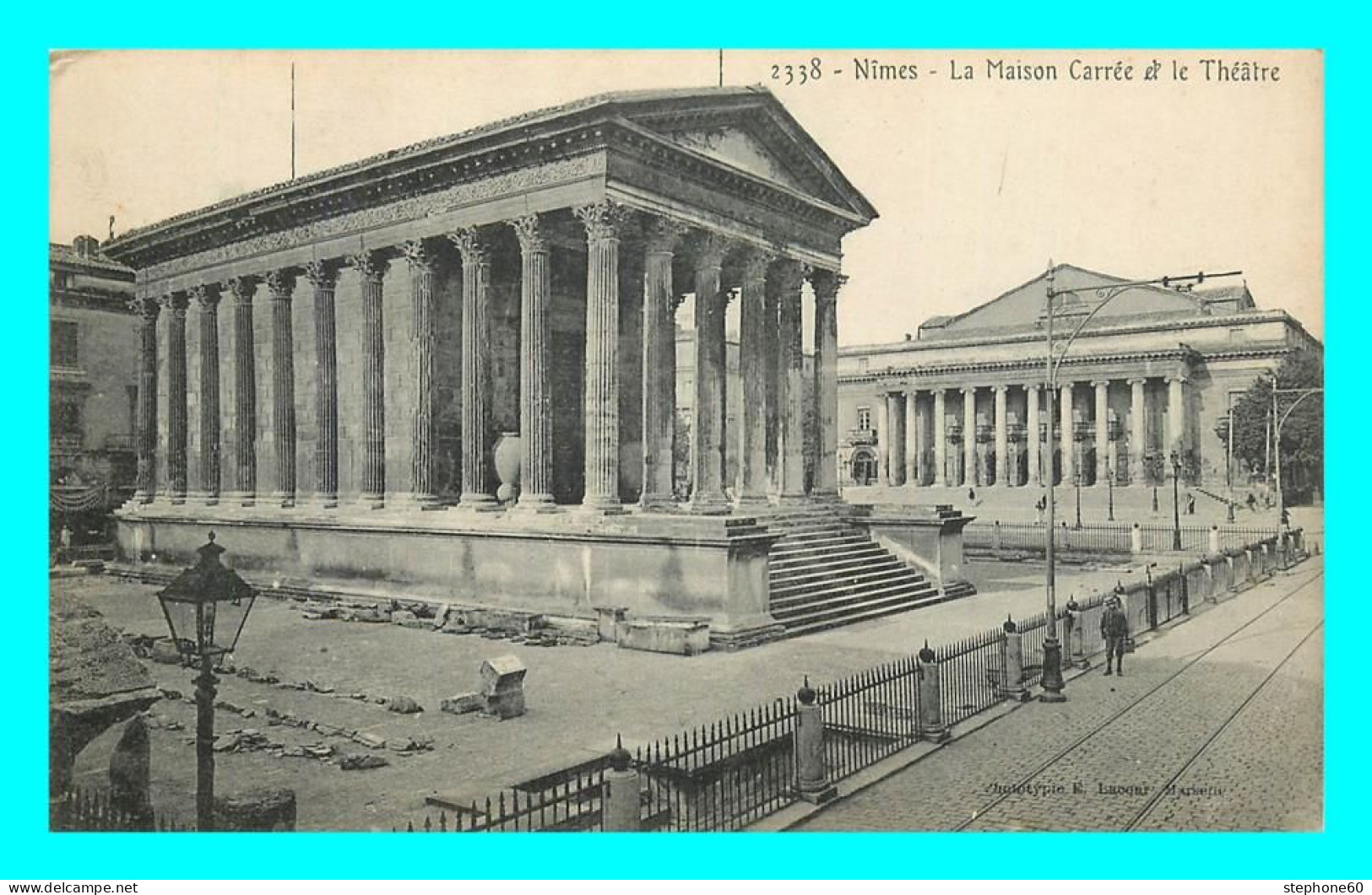 1lo - a236 Lot de 250 CPA / CPSM format CPA de NIMES (+ de 40 en scan )