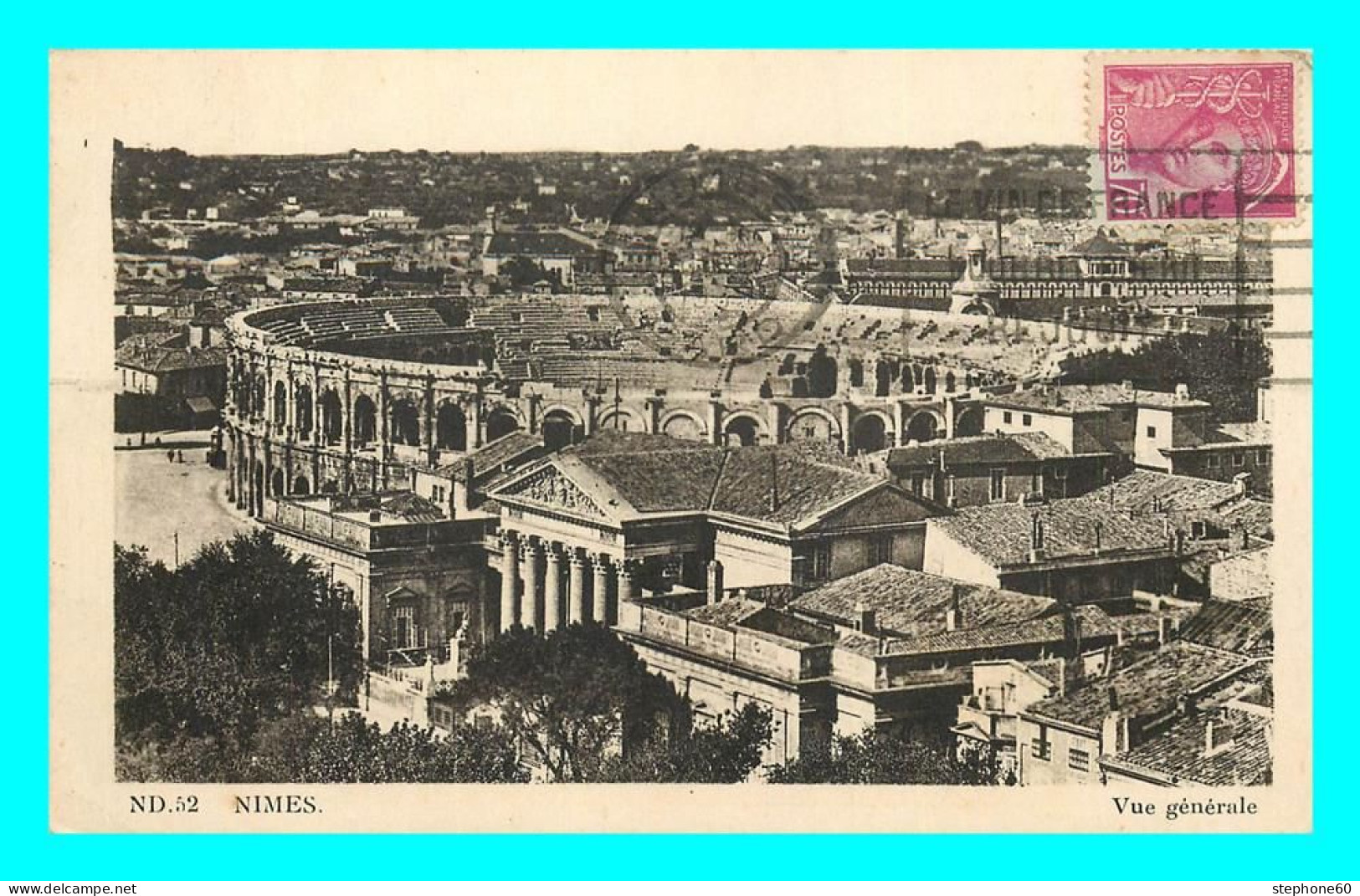 1lo - a236 Lot de 250 CPA / CPSM format CPA de NIMES (+ de 40 en scan )