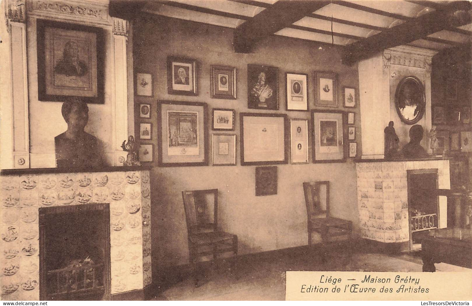 BELGIQUE - Liège - Maison Grétry - Edition De L'œuvre Des Artistes - Carte Postale Ancienne - Liege