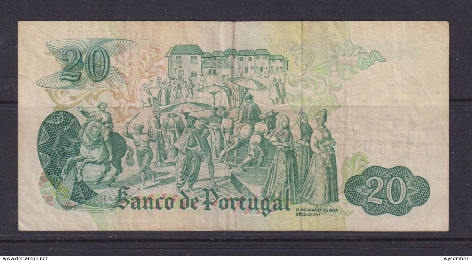 PORTUGAL - 1971 100 Escudos Circulated Banknote As Scans - Portugal