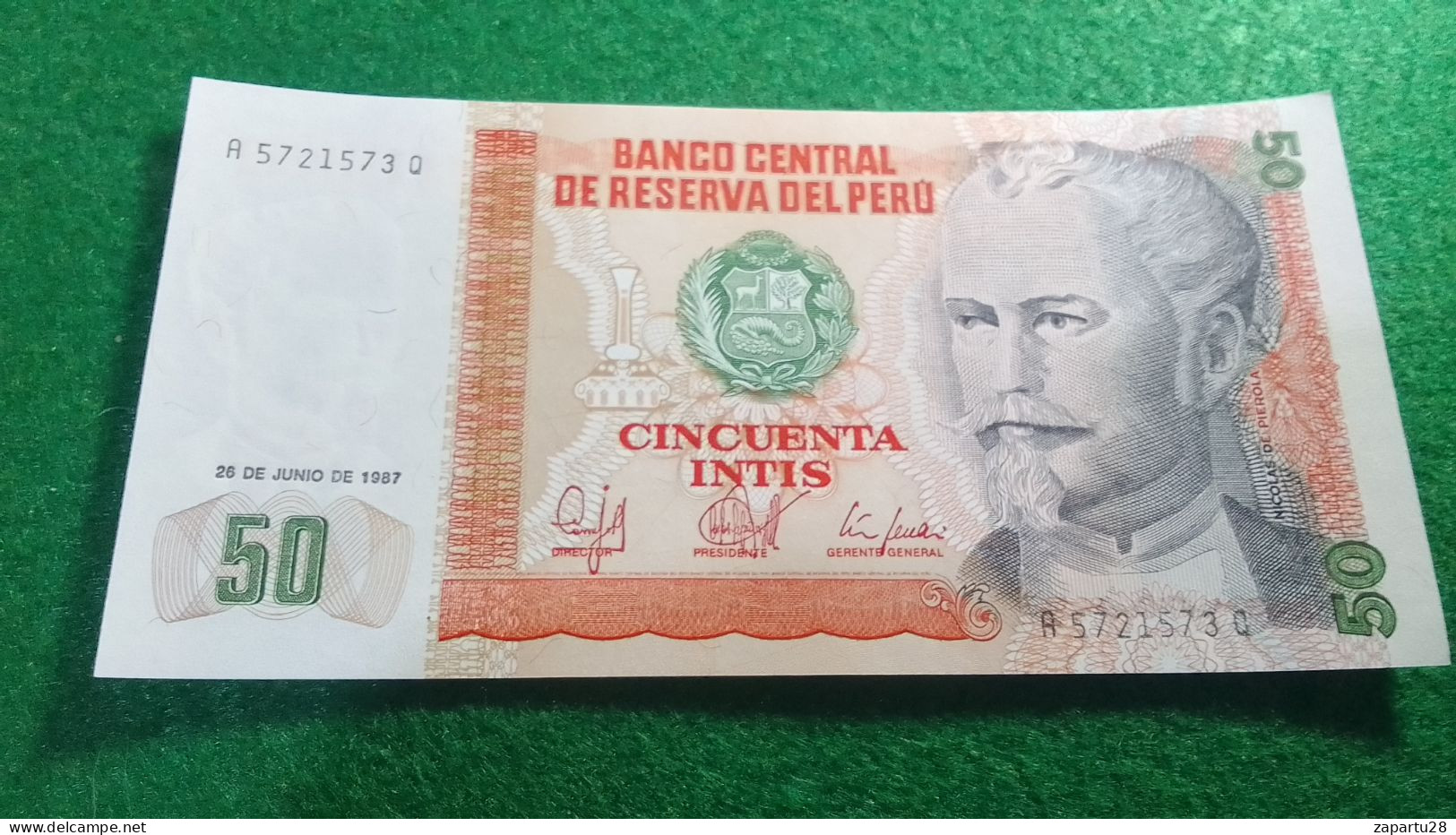 PERU-  50  İNİTİS      UNC - Pérou