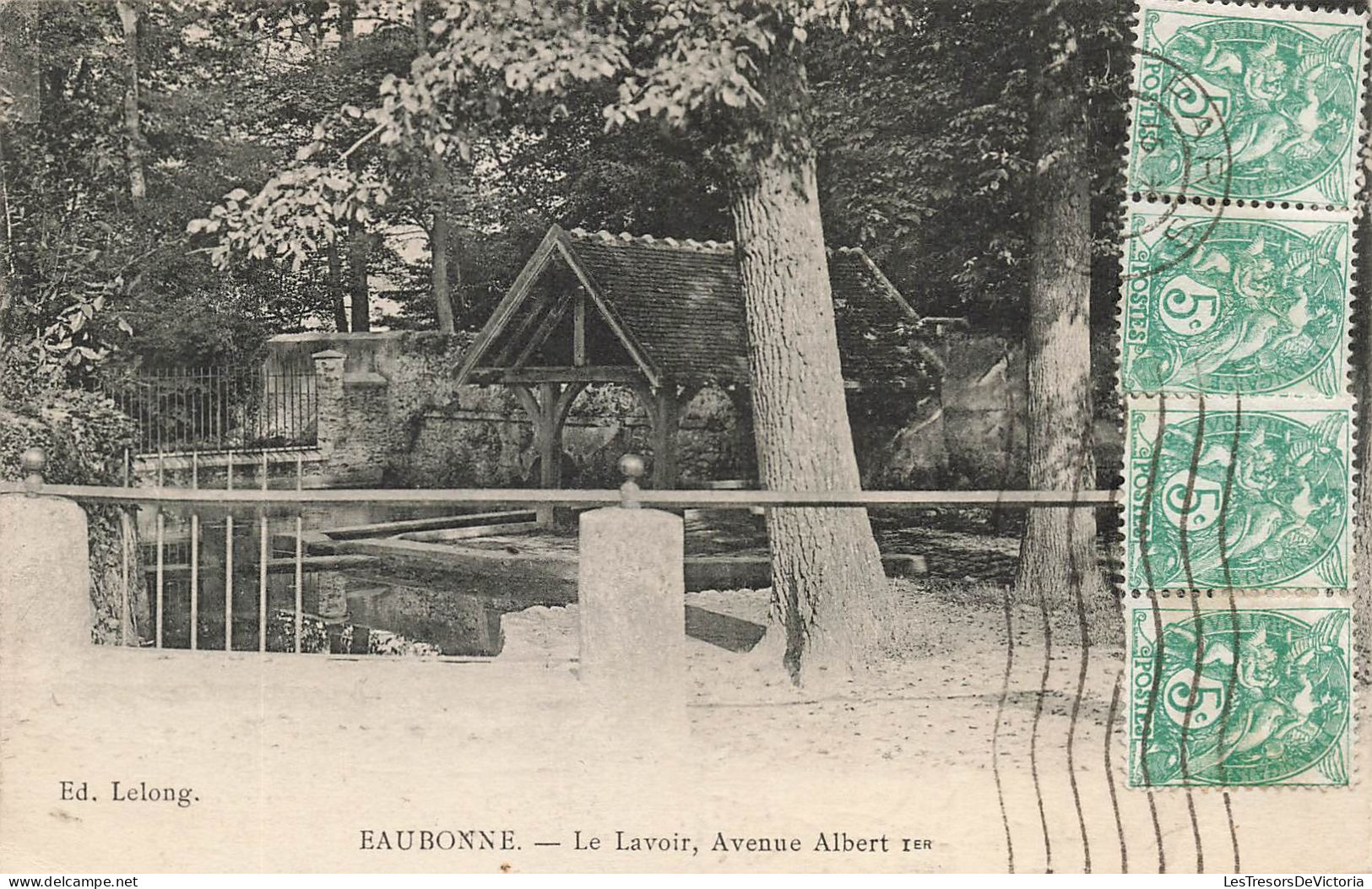 FRANCE - Eaubonne - Le Lavoir, Avenue Albert 1er - Carte Postale Ancienne - Other & Unclassified