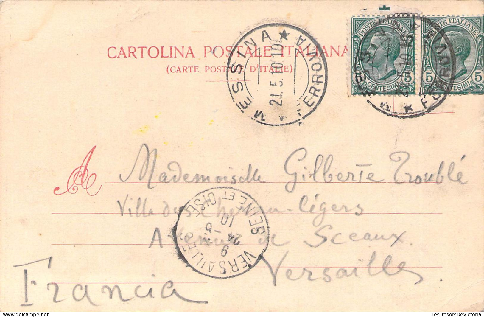 Italie - Taormina - Caretto - Attelage - Colorisé - Animé - Oblitéré étoile - Carte Postale Ancienne - Messina