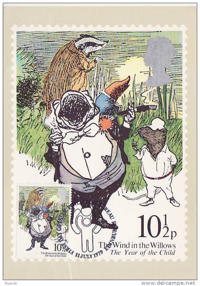 GRANDE BRETAGNE  CARTE MAXIMUM NUM.YVERT 897  Illustration De Contes Pour Les Enfants - PHQ-Cards