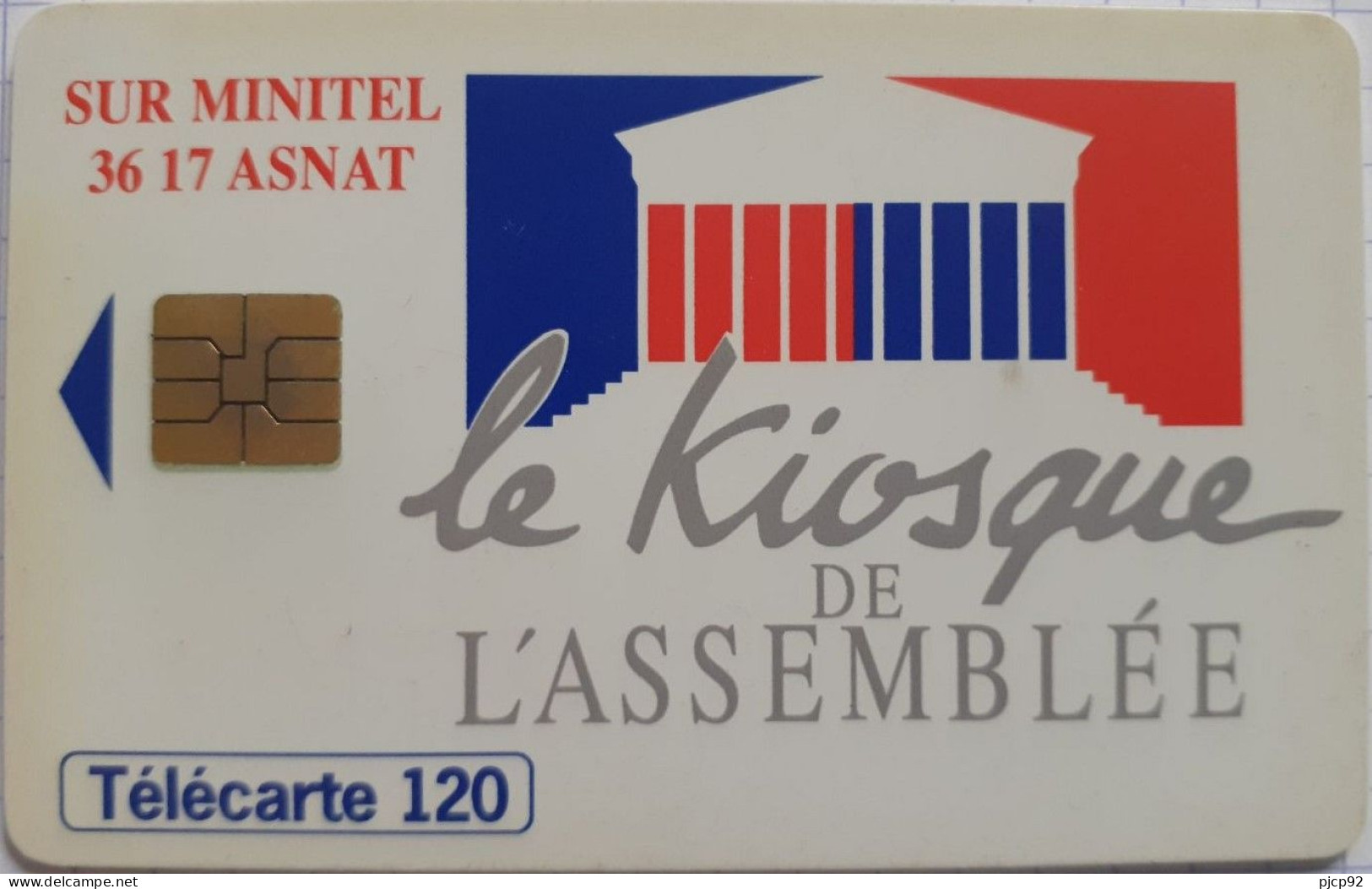 France - 1993 - Télécarte 120 Unités - Le Kiosque De L'Assemblée - 1993