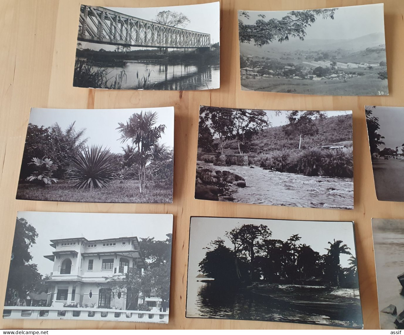 Congo belge 23 cartes photo la plupart légendes au dos mention sur certaines du photographe ou de l'éditeur Zagourski