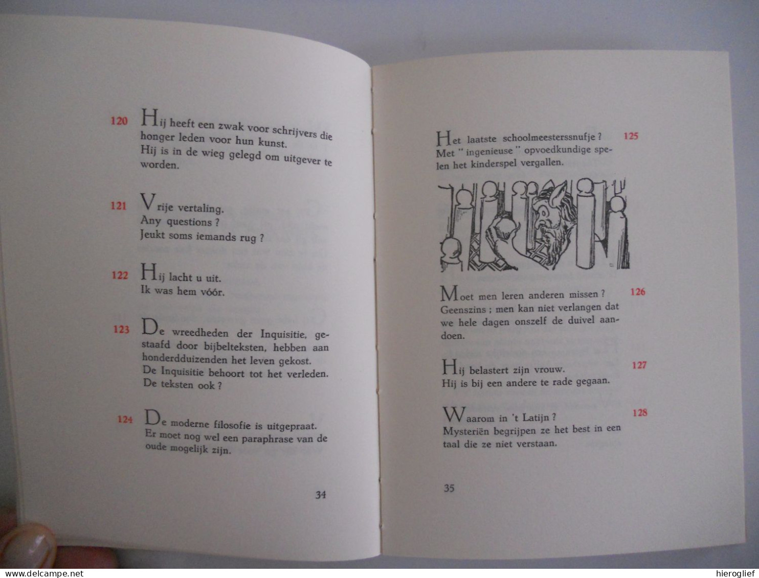 ZONNEBURG Door Julien De Valckenaere 1954 Tekeningen Jozef Cantré - Aforismen / Julien ° & + Gent  / Cantré ° & + Gent - Autres & Non Classés