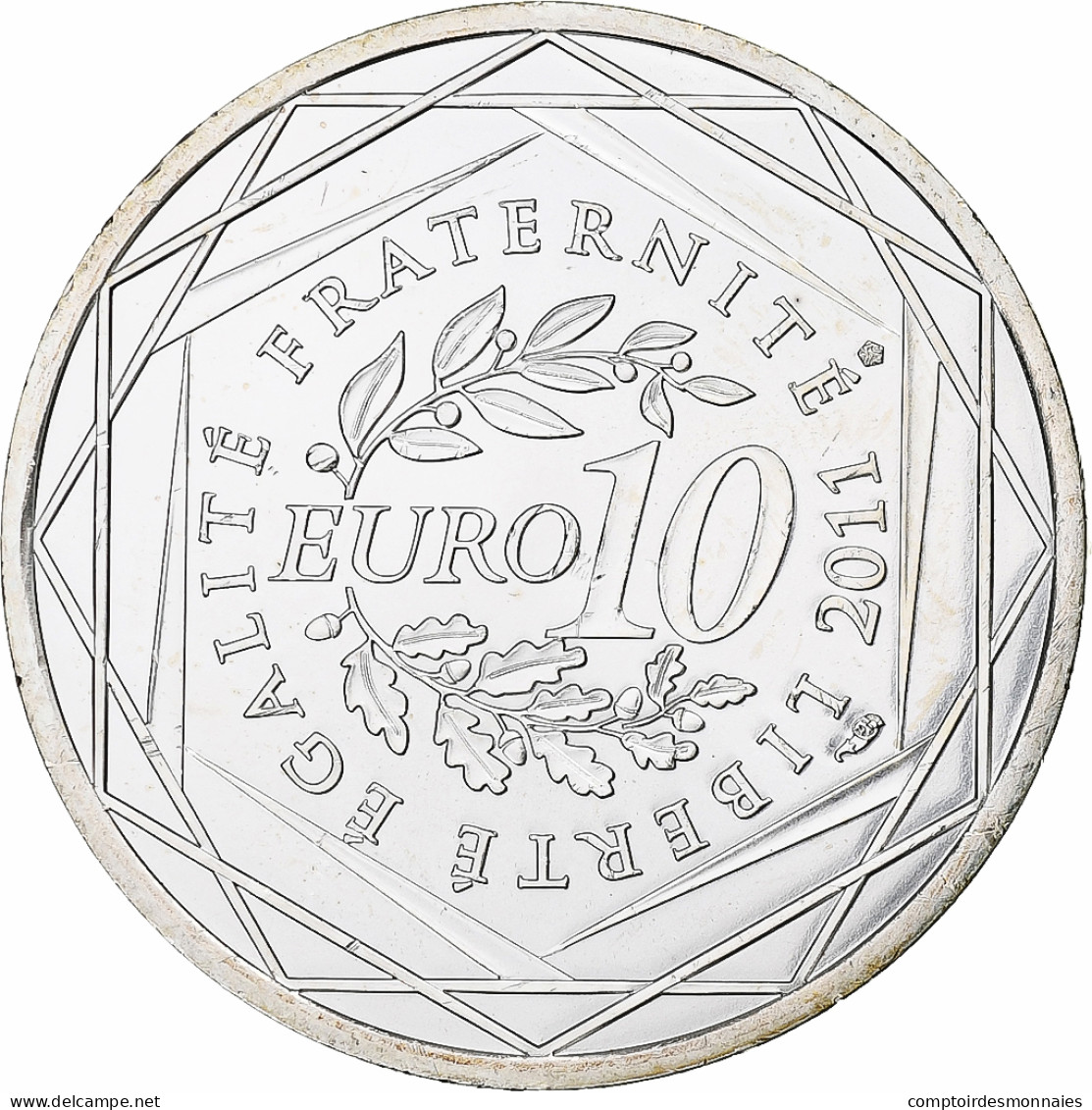 France, 10 Euro, 2011, Paris, Limousin, SPL, Argent, KM:1742 - France