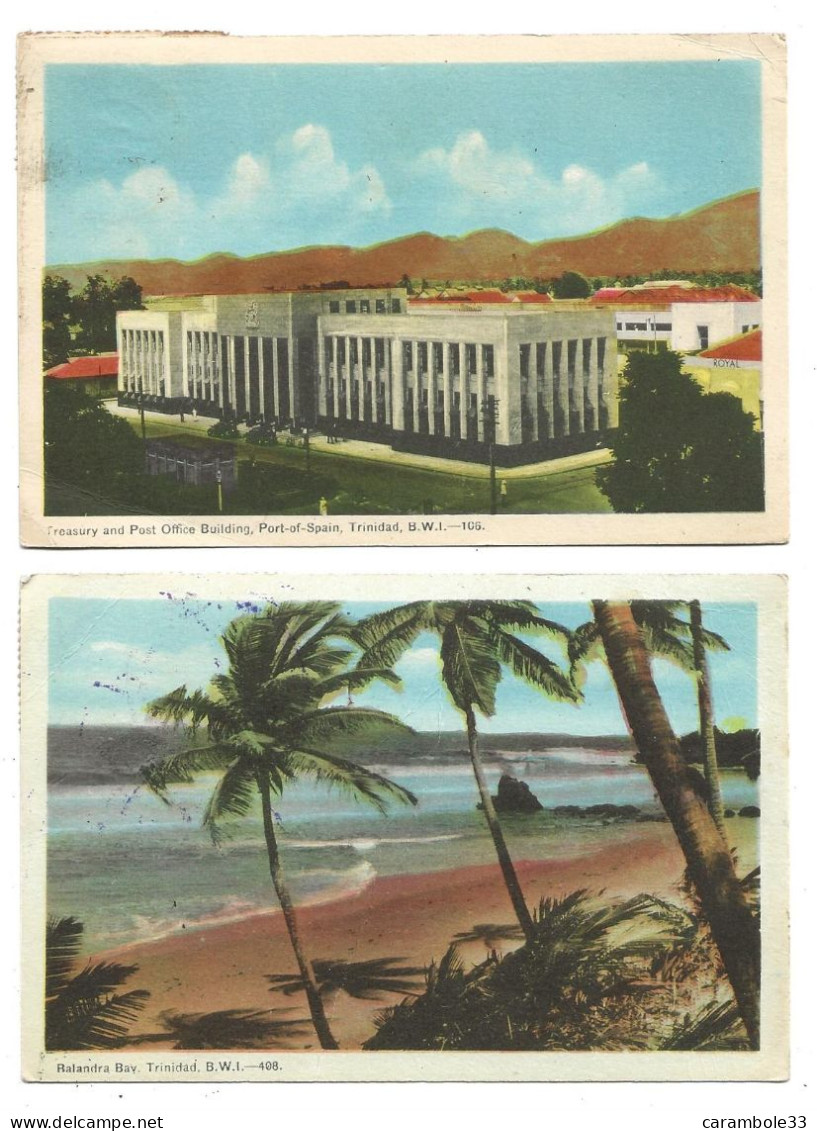 CPA  Trinidad  Ralandra Bav   Treasury And Post Building 1947  (circulée) - Cuba