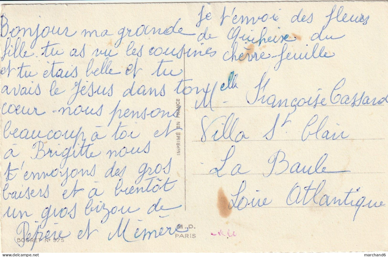 Germaine Bouret T'es Pret ? Attends Que Je Fasse La Carte De Visite ! éditeur M D N°975 - Bouret, Germaine