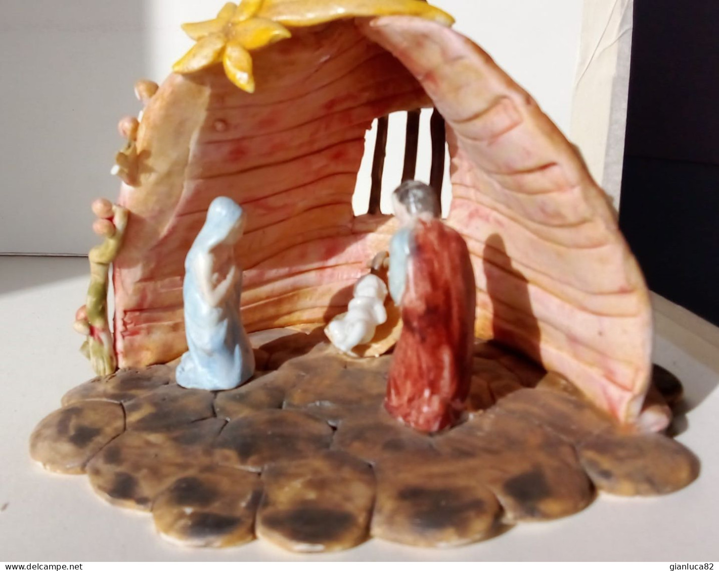 Presepe In Porcellana Lavorato A Mano Attribuibile Giulio Tucci 17x13 Cm 1980 (H125) Come Da Foto 17x 13 Cm Offertissima - Christmas Cribs