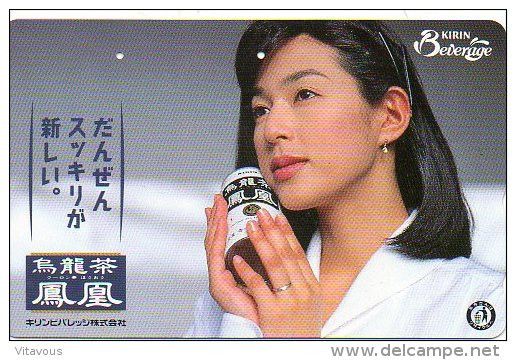 Bière Beer Alcool  Femme Girl Alimentation Télécarte Phonecard  Telefonkarte J281 - Japon