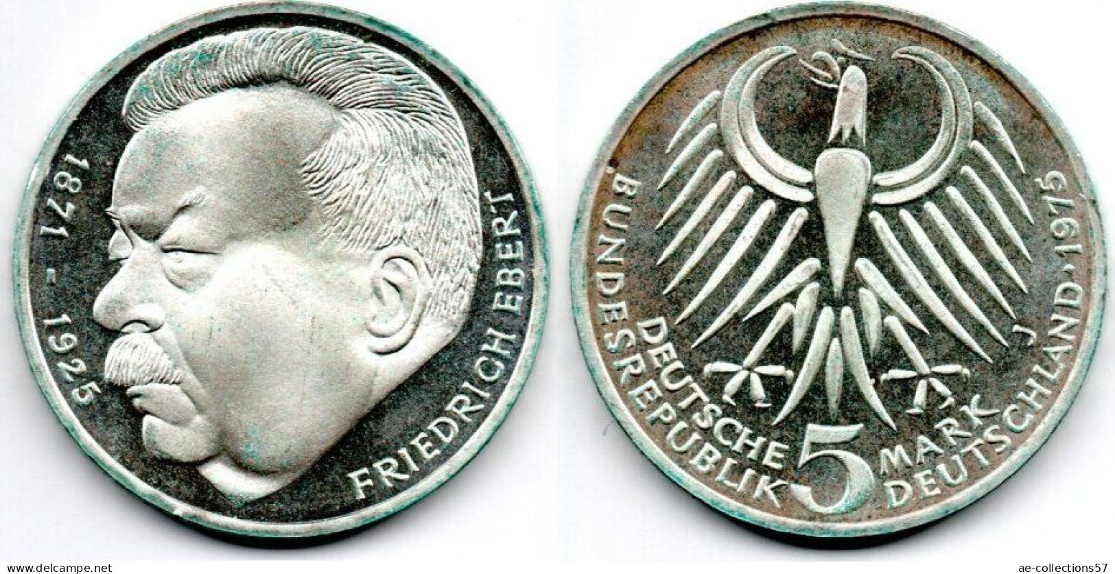 MA 29127 / Allemagne - Deutschland - Germany 5 Mark 1975 J SPL - 5 Marchi