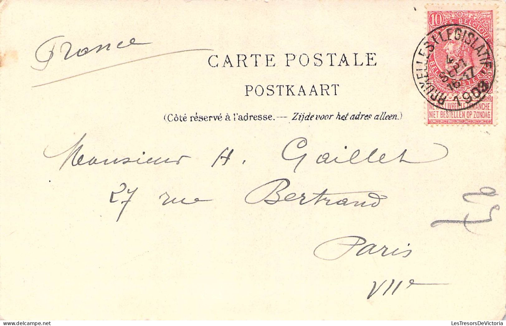 Laitière Flamande - Attelage De Chien - Animé - Belgique - E.G. - Obliutéré 1903 - Carte Postale Ancienne - Artisanat