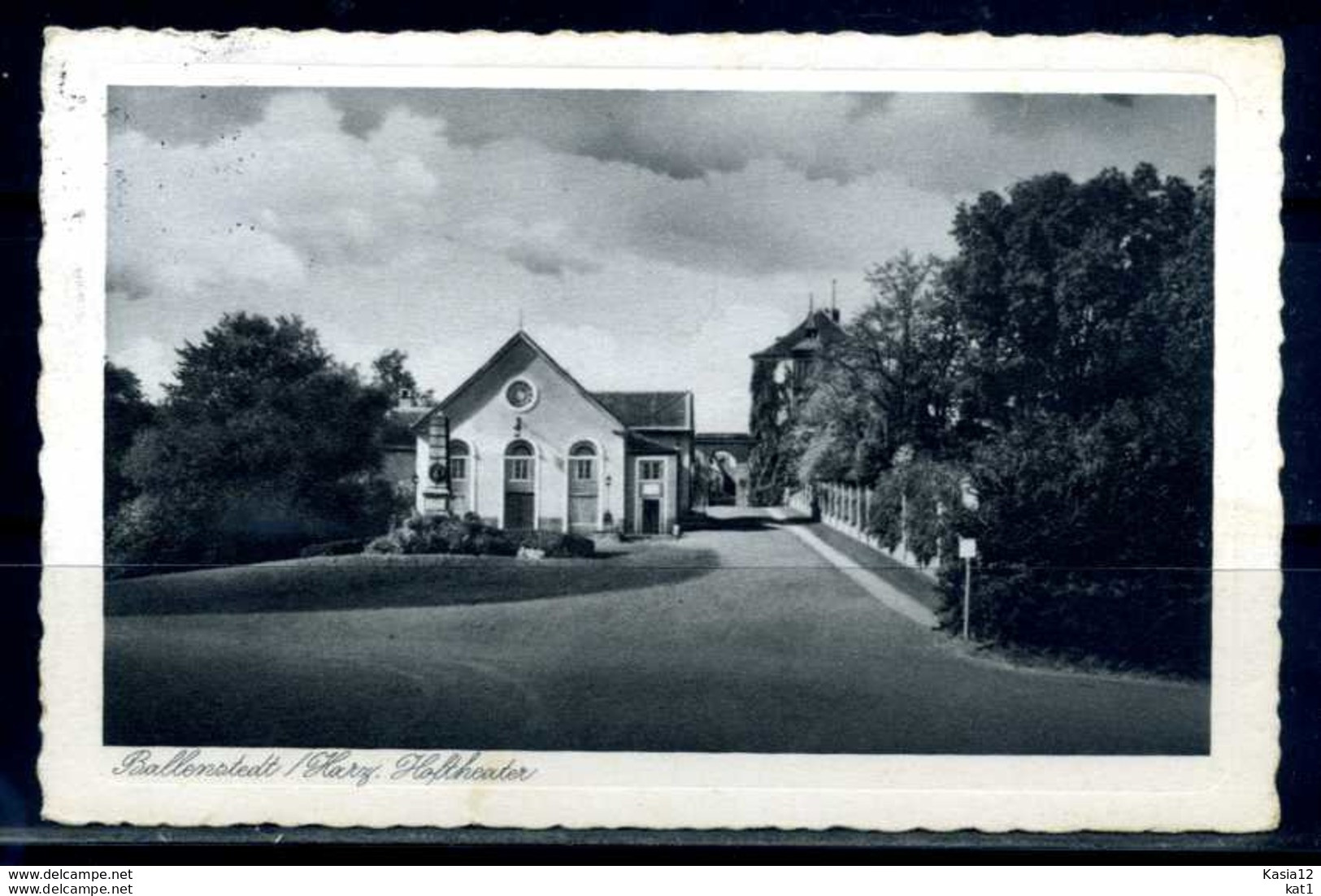 K07601)Ansichtskarte: Ballenstedt, Hoftheater - Ballenstedt