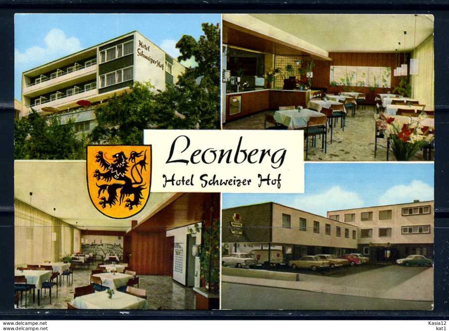 K07946)Ansichtskarte: Leonberg, Hotel Schweizer Hof - Leonberg