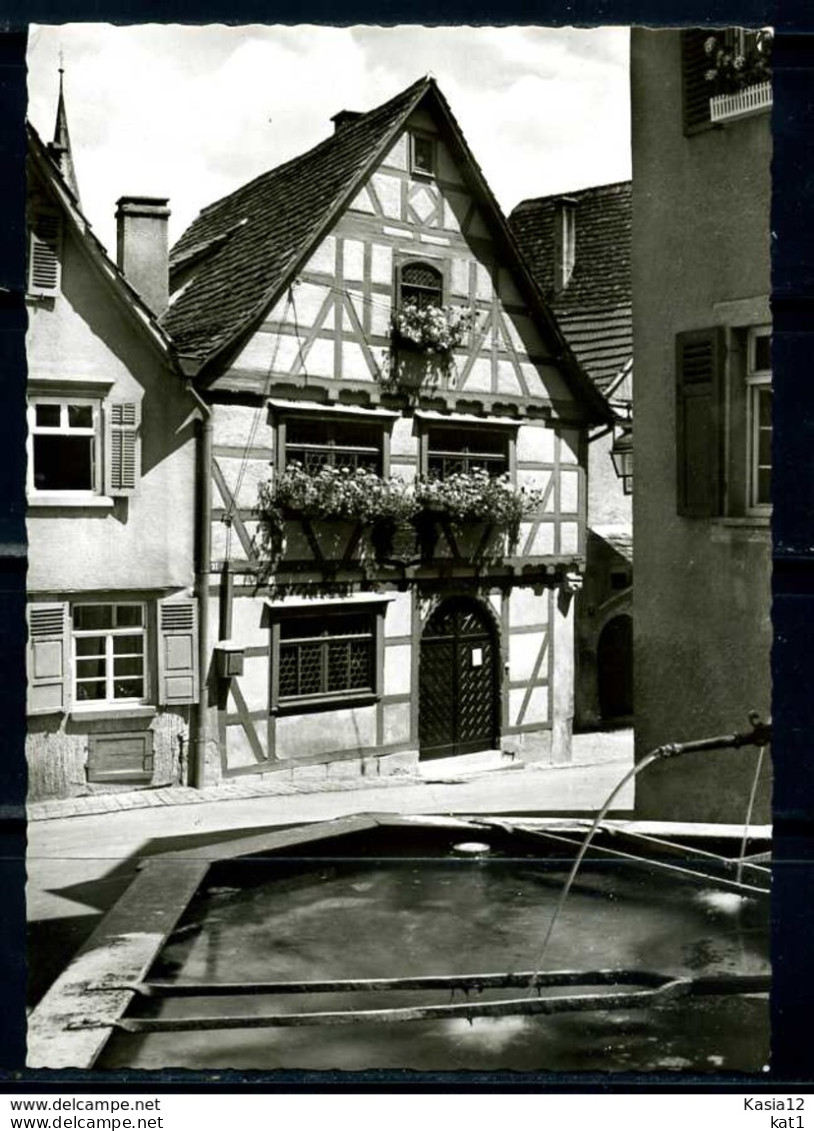 K07960)Ansichtskarte: Marbach, Schiller-Geburtshaus - Marbach