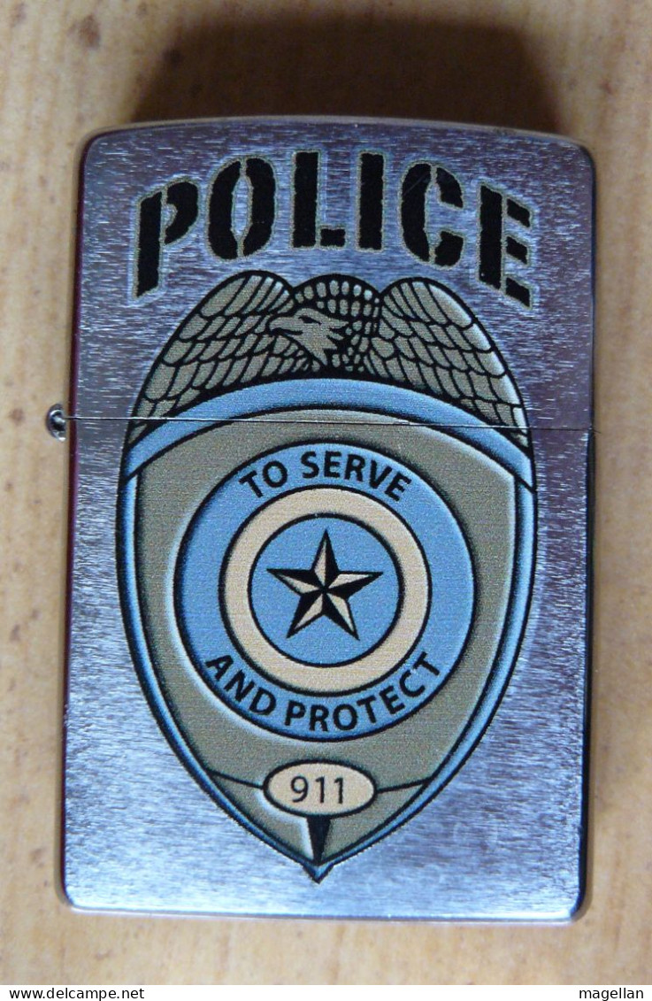 Briquet Zippo "Police - To Serve And Protect - 911" - Voir Scans - Zippo