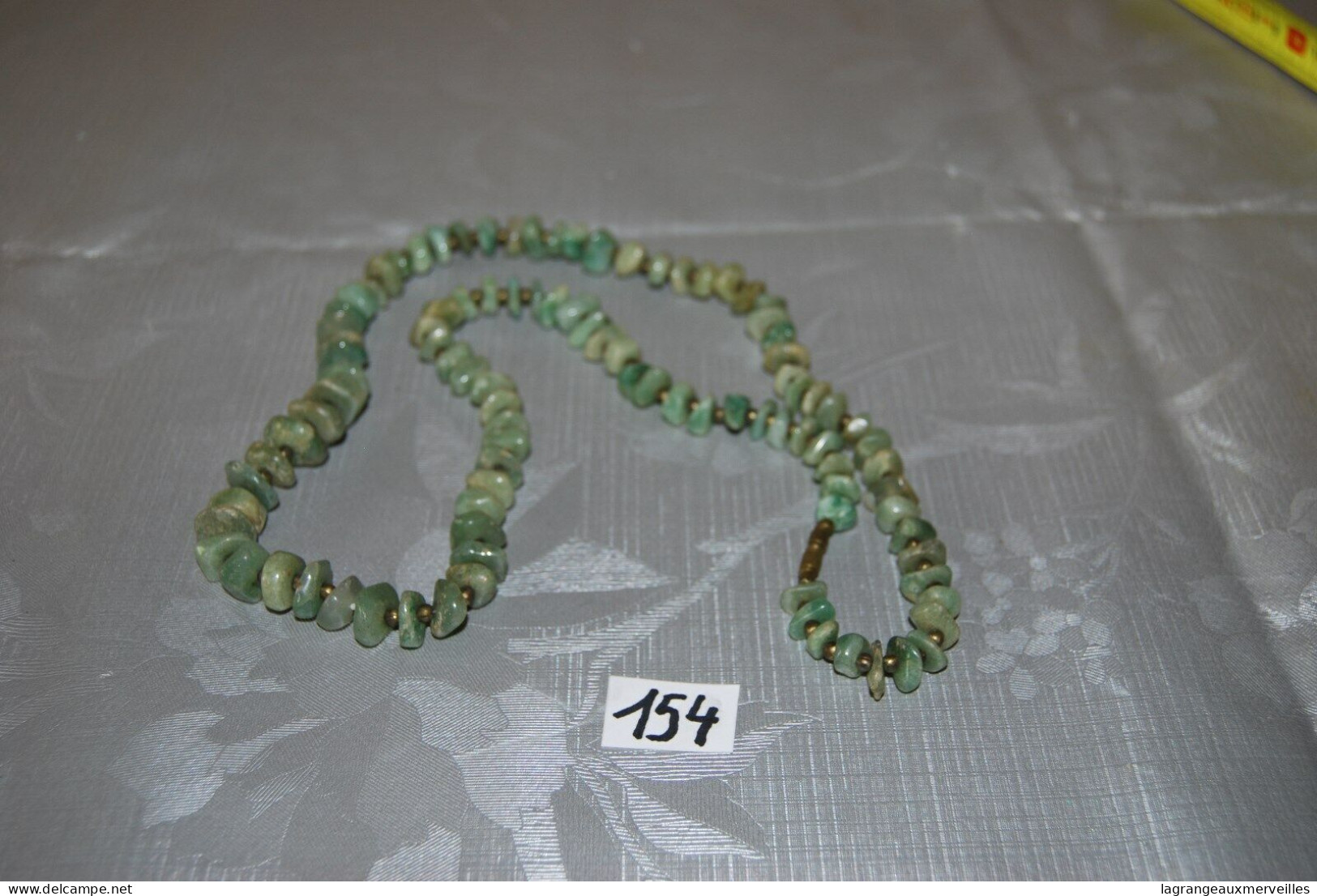 C154 Ancien Collier - Dames - Pierres 2 - Bijou De Collection - Necklaces/Chains