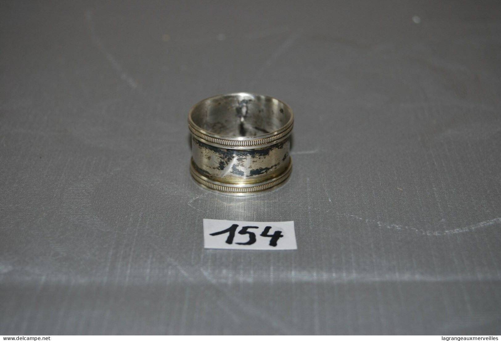 C154 Ancien Bague En Métal - Métal Décoré - Rings