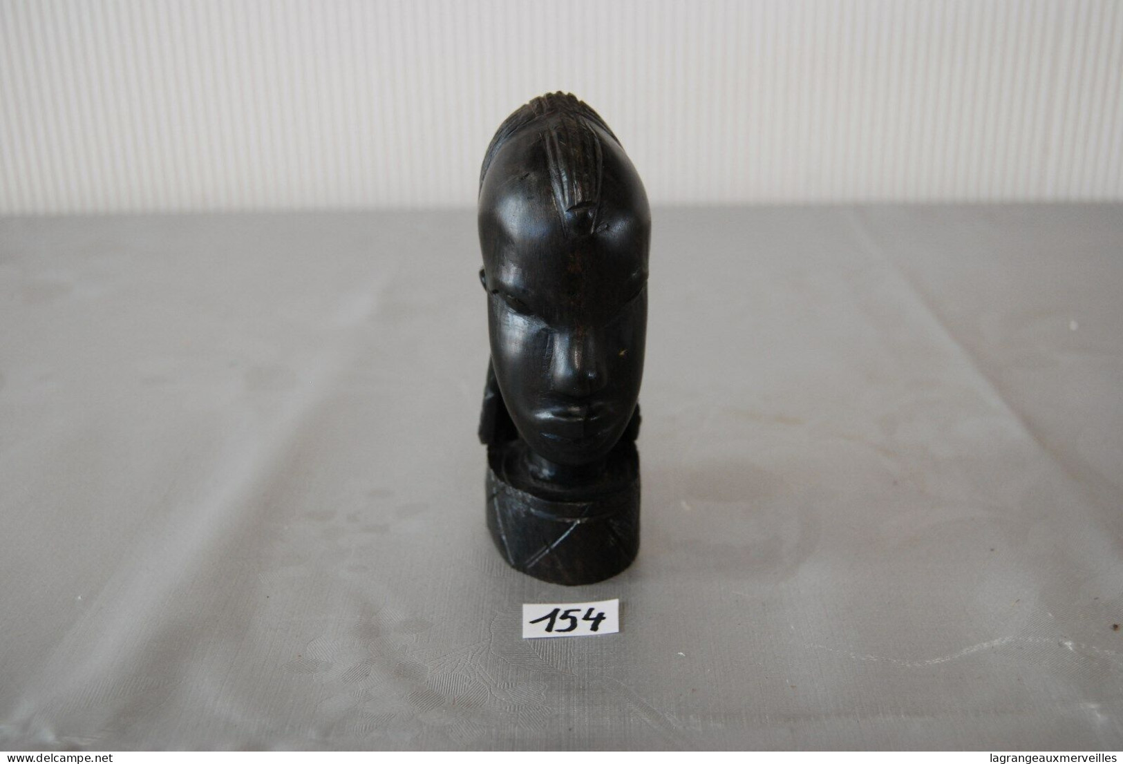 C154 Petite Statue Africaine - Tribal - Négresse African - Résine - Arte Africana