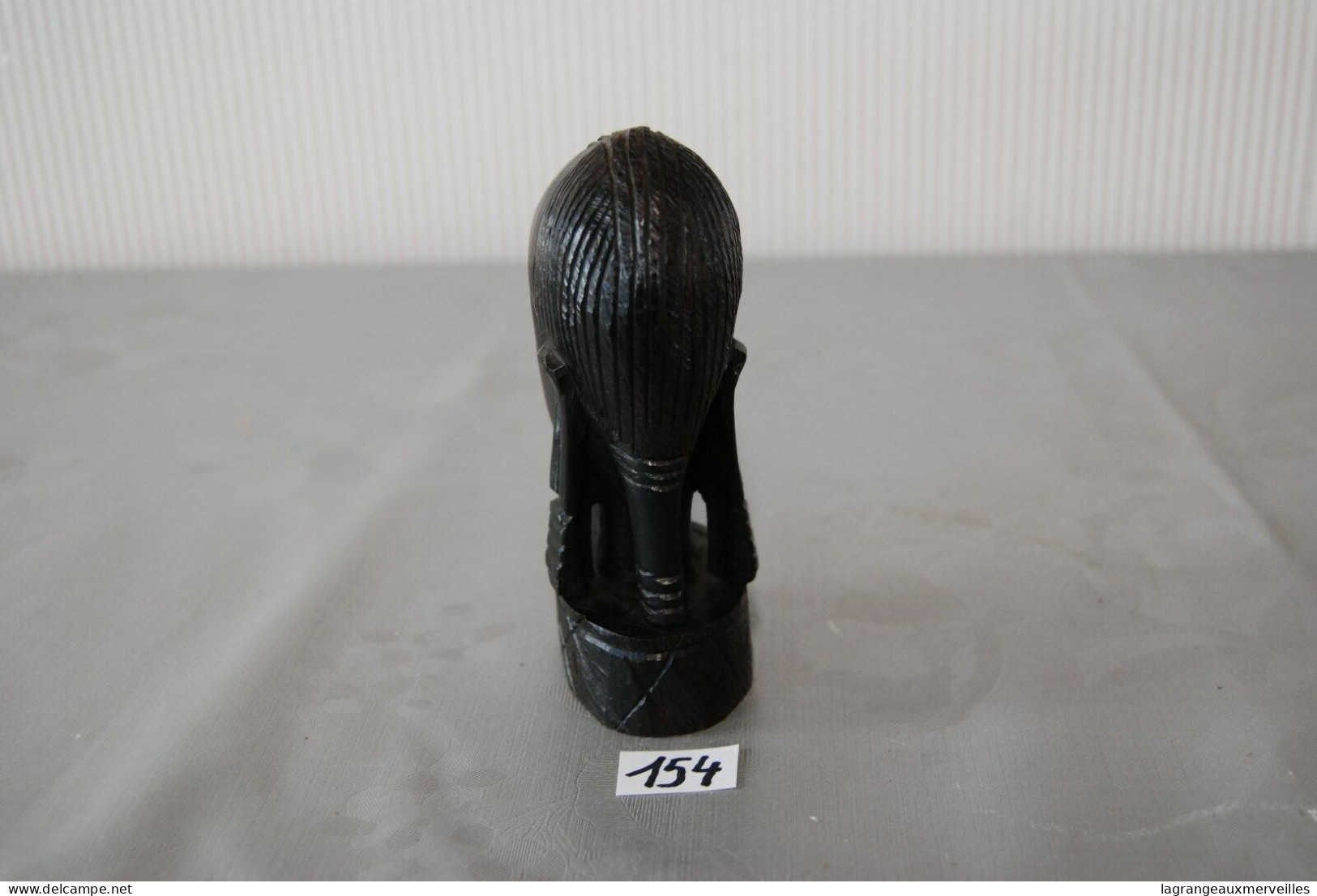 C154 Petite Statue Africaine - Tribal - Négresse African - Résine - Art Africain