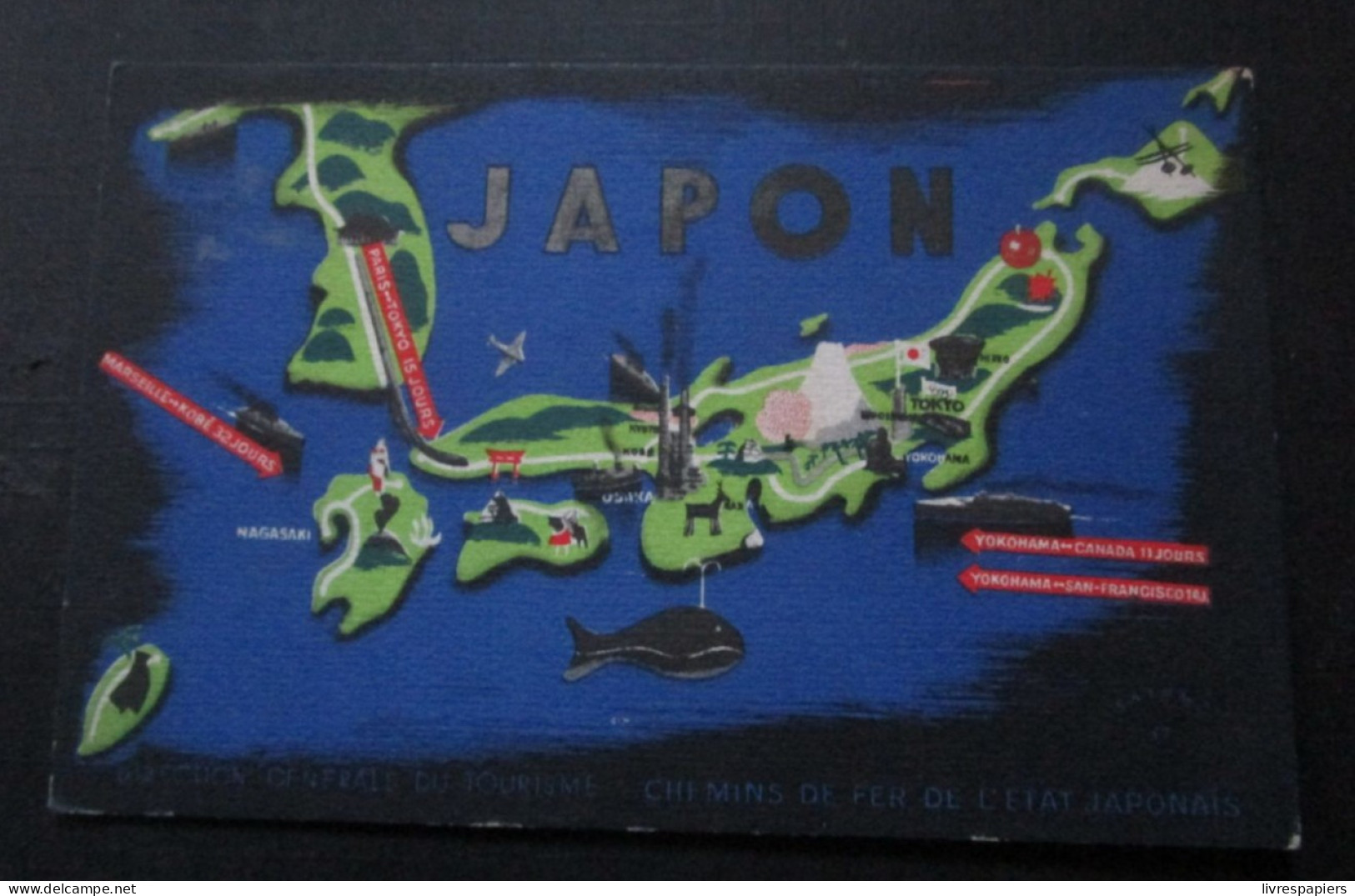 Japon Cpa Pour Jeux Olympiques 1940 Office Tourisme - Autres & Non Classés