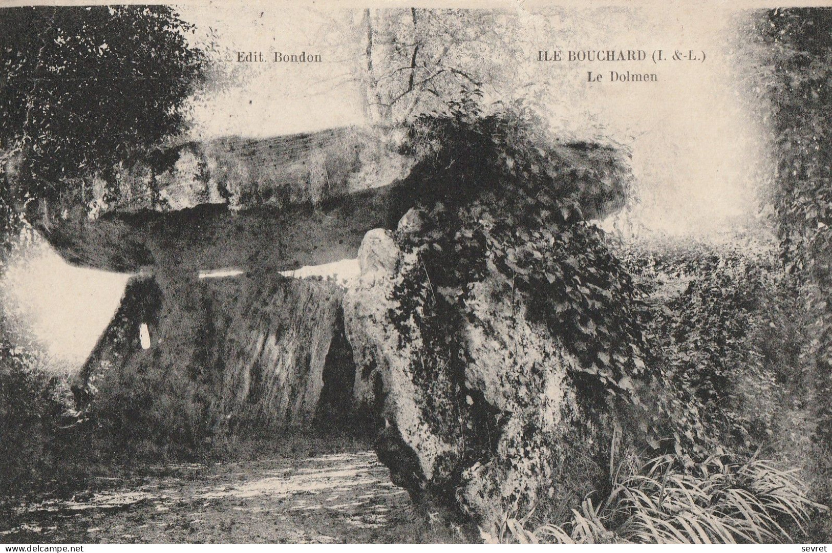 ILE BOUCHARD . - Le Dolmen.Carte Pas Courante - Dolmen & Menhirs