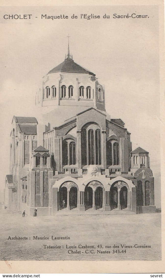 CHOLET. - Maquette De L'Eglise Du Sacré-Coeur - Cholet