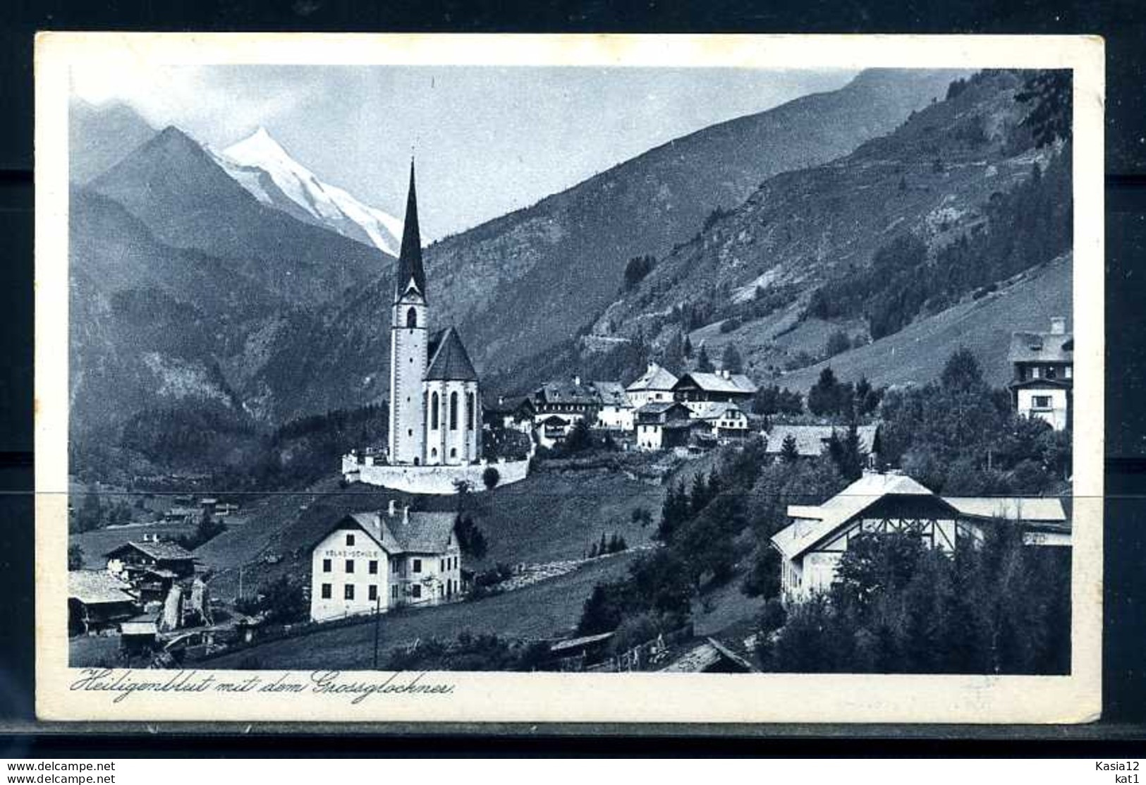 K08852)Ansichtskarte: Heiligenblut + Grossglockner - Heiligenblut