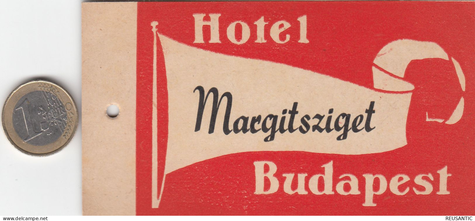 ETIQUETA - STICKER - LUGGAGE LABEL   HOTEL MARGITSZIGET BUDAPEST HONGRIE - HUNGARY - Etiquetas De Hotel