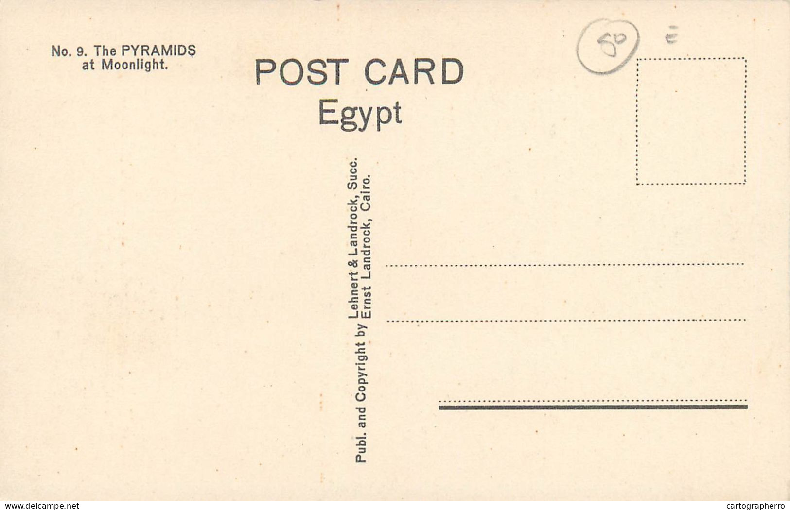 Postcard Egypt Cairo Les Pyramides - Pyramids