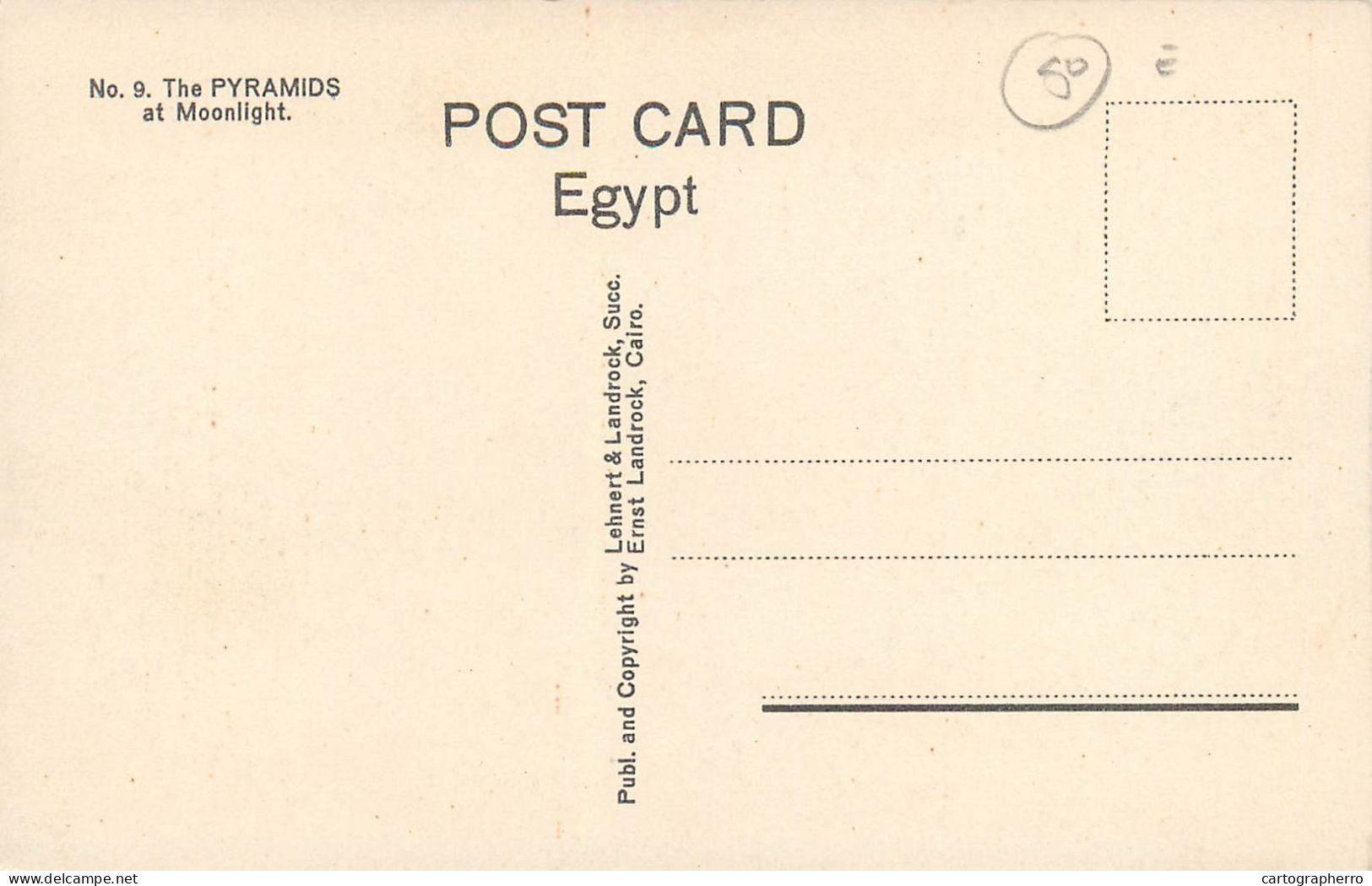 Postcard Egypt Cairo Les Pyramides - Pyramides
