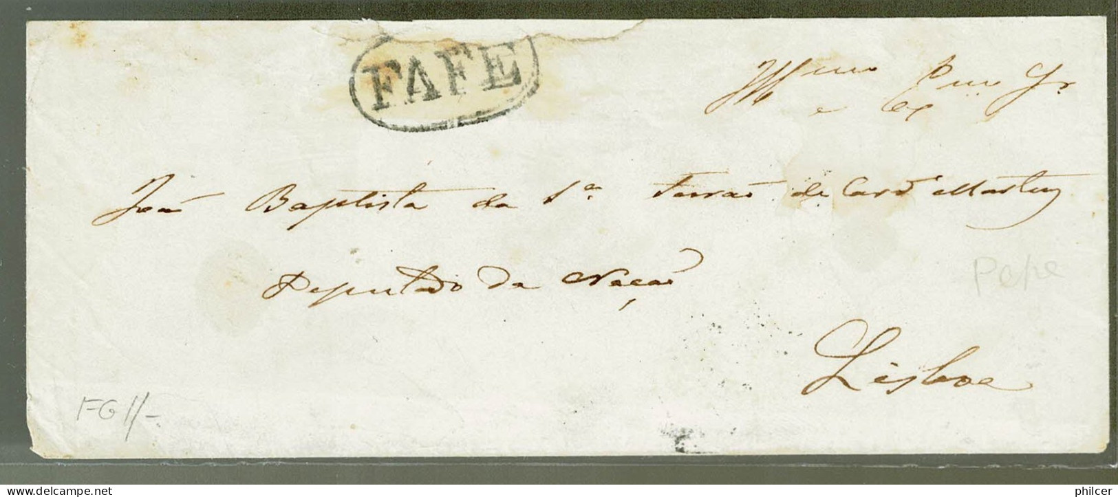 Portugal, 1865, # 16, Fafe-Porto - Briefe U. Dokumente