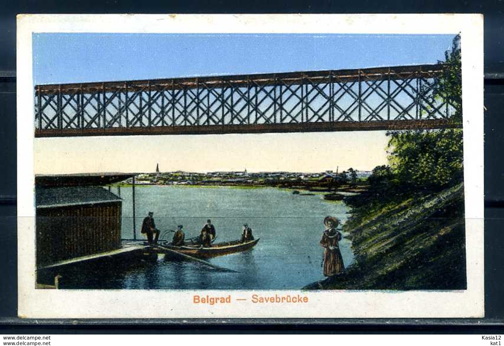 K10197)Ansichtskarte: Belgrad, Savebrücke - Yougoslavie