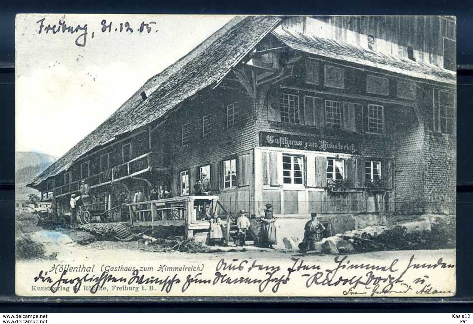 K10260)Ansichtskarte: Höllental, Gasthaus Zum Himmelreich - Höllental