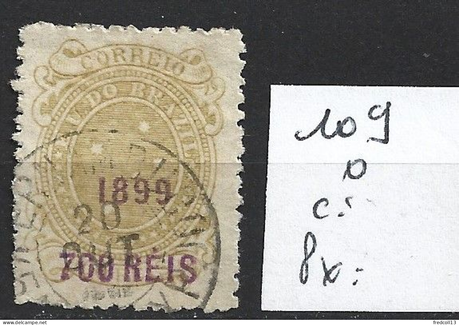 BRESIL 109 Oblitéré Côte 6 € - Used Stamps