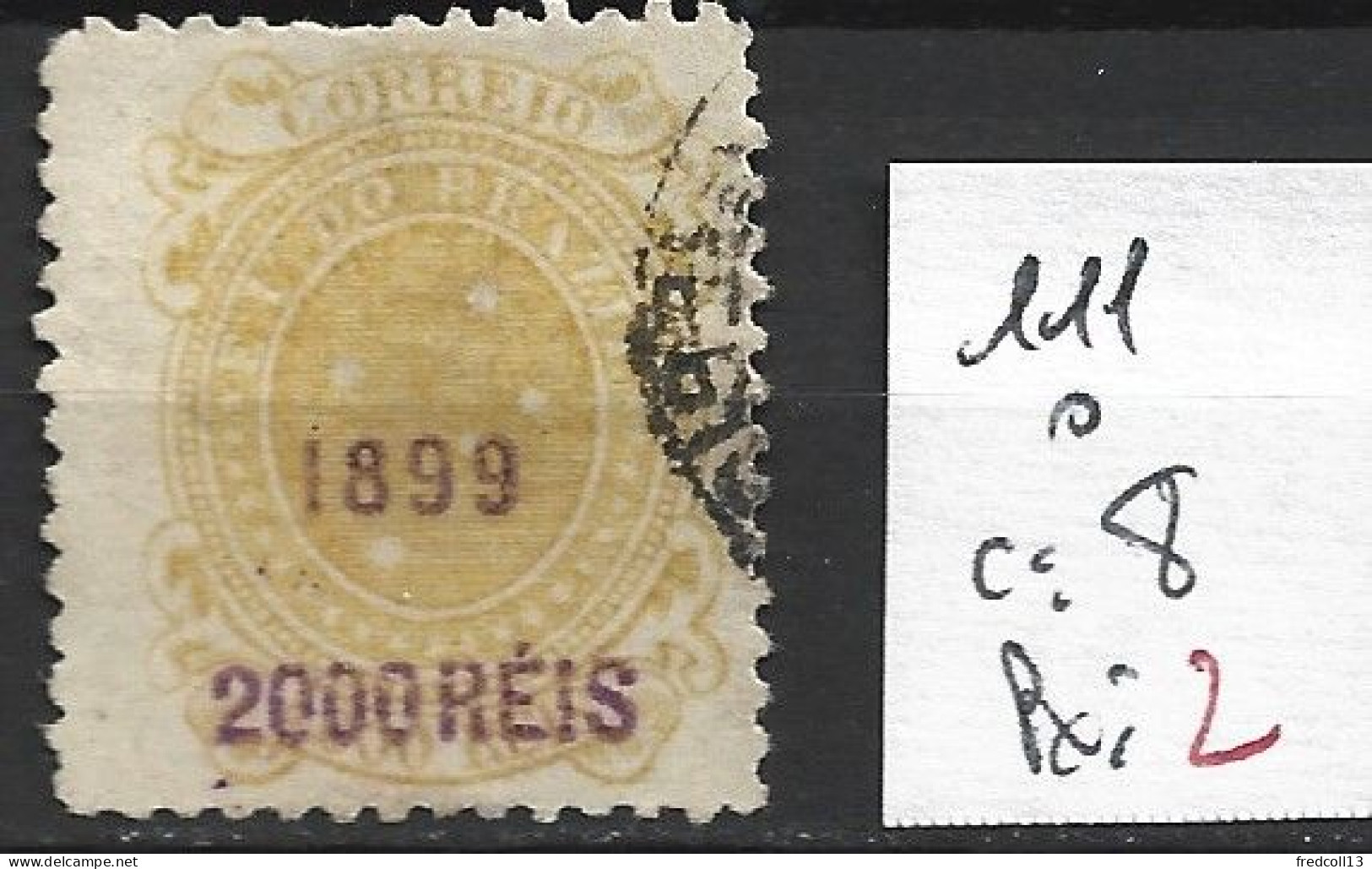 BRESIL 111 Oblitéré Côte 8 € - Used Stamps