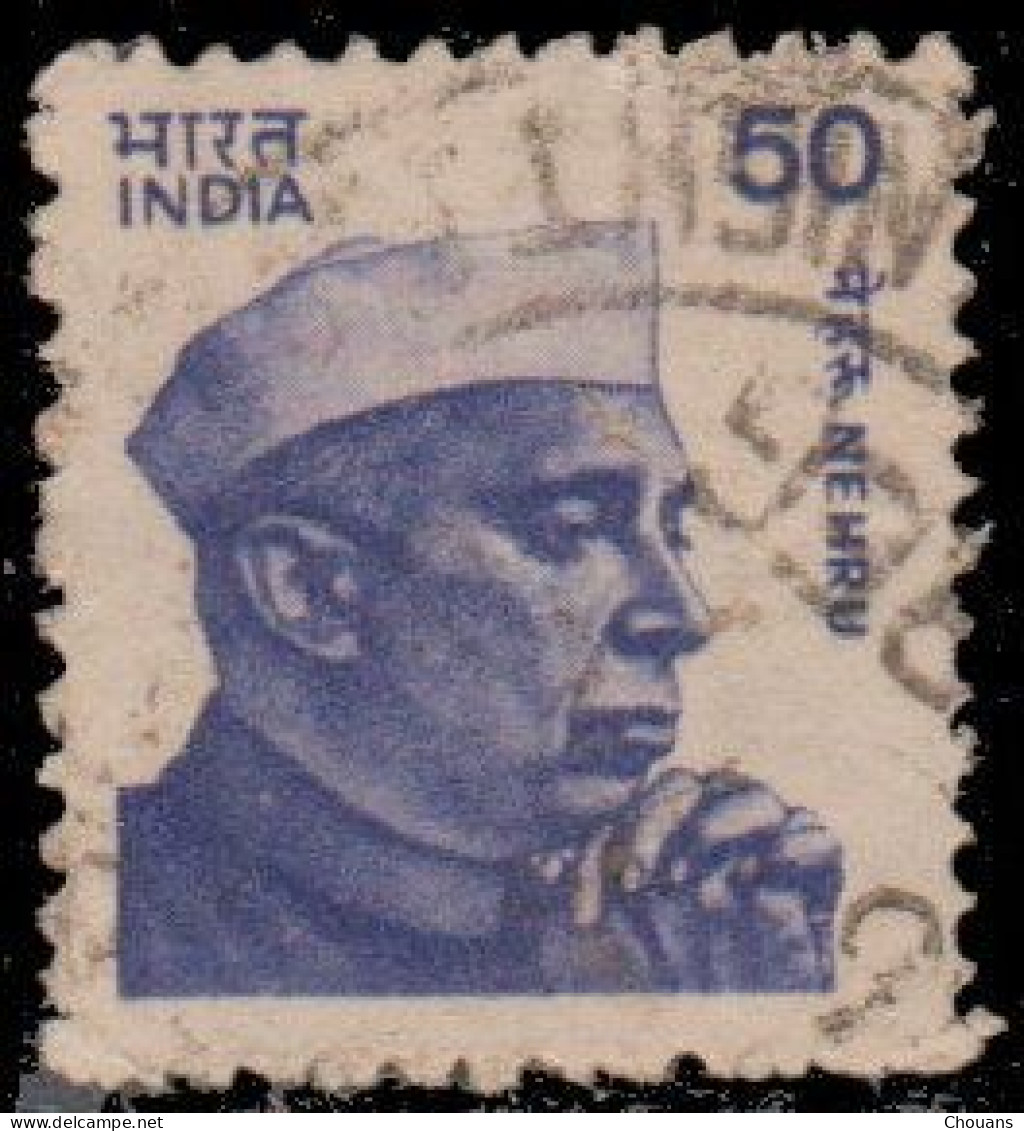 Inde 1983. ~ YT 750 - 50 P. Nehru - Gebruikt