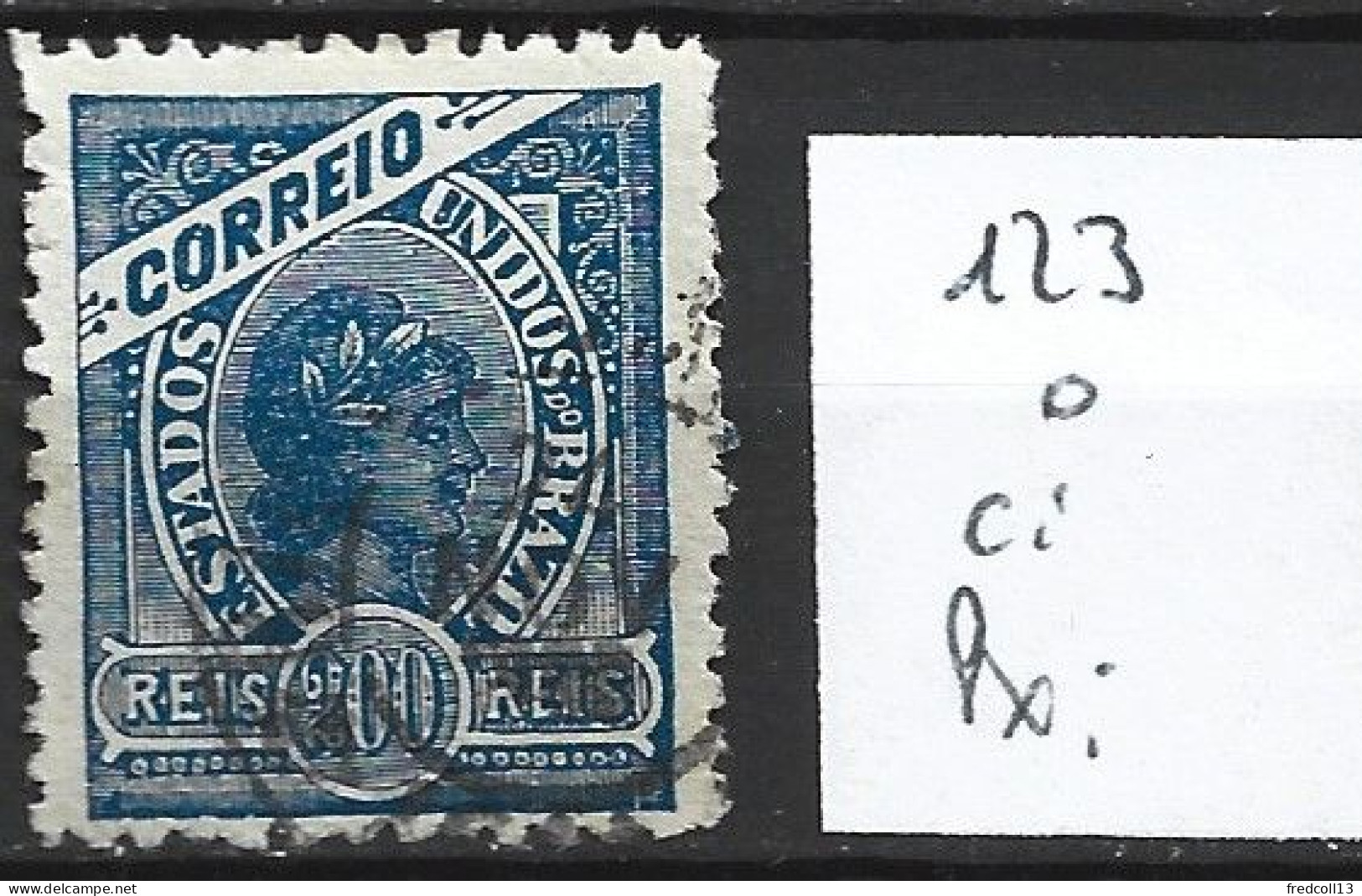 BRESIL 123 Oblitéré Côte 4 € - Used Stamps